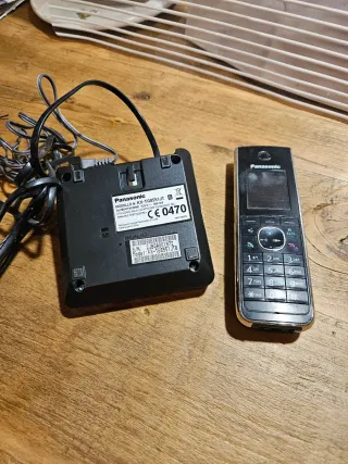 Telefono Panasonic Nero Cordless