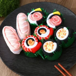 Calcetines media caña - Temática sushi