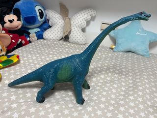 Dinosaurio de goma azul