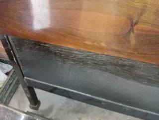 Cabecero vintage madera