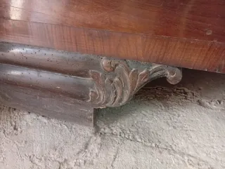 Cabecero vintage madera