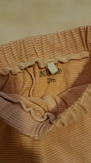 Pantalones cortos de bebé 12 meses (2 unidades)