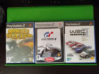 PlayStation 2: Monster Trux, Gran Turismo 4, WRC I