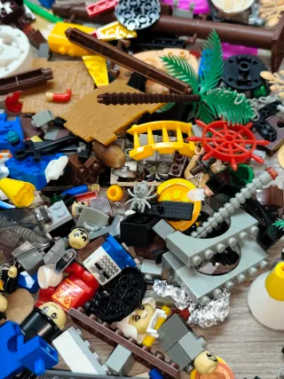 Lego Lote de Piezas barco pirata Mega Bloks