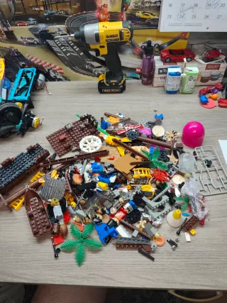 Lego Lote de Piezas barco pirata Mega Bloks