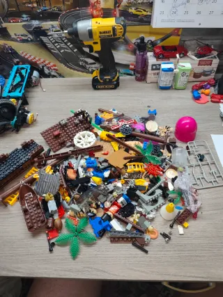 Lego Lote de Piezas barco pirata Mega Bloks