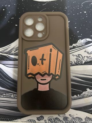 Funda iPhone con diseño de bolsa de papel 13 pro