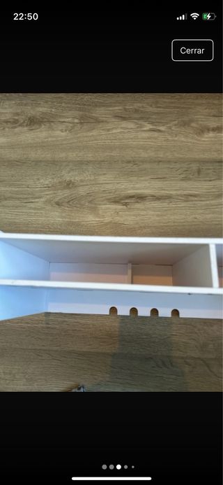 Organizador de escritorio blanco