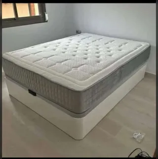Cama canapé con colchón