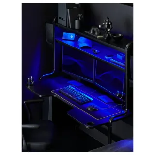 Escritorio Gaming IKEA FREDDE Negro