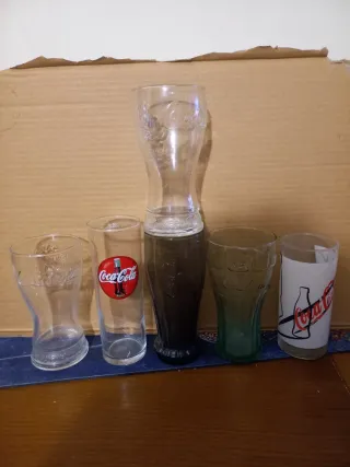 Conjunto 6 Copos Coca-Cola. Todos  5€