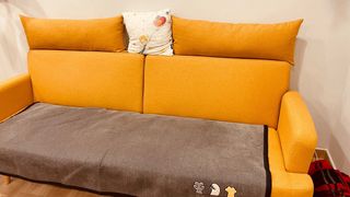 Sofá Cama 3 Plazas Amarillo Maison du Monde