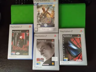 Pack 4 Videojuegos PS2:Tekken, Spiderman, DMC, MOH