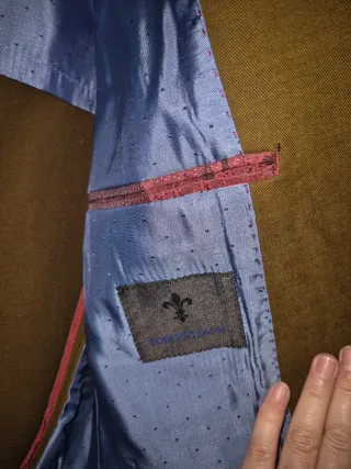 Americana marron con coderas