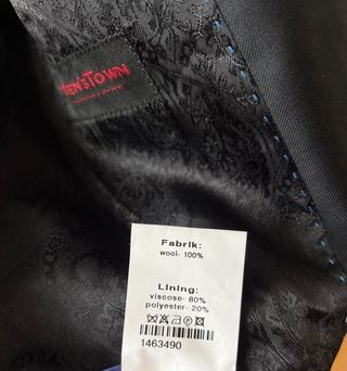 Traje de hombre negro