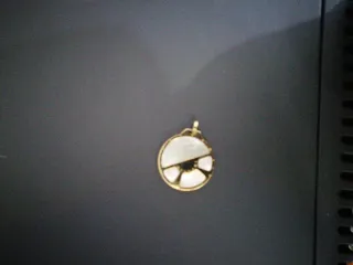 Colgante Bulgari plaque Or y Madreperla