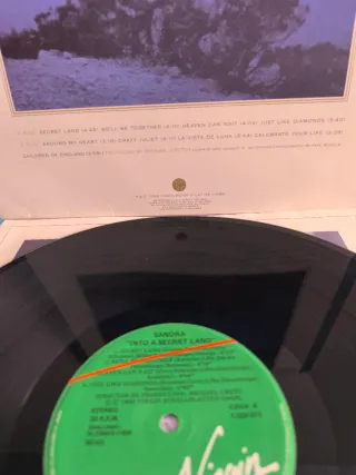 Sandra – Into A Secret Land. 1988 Lp