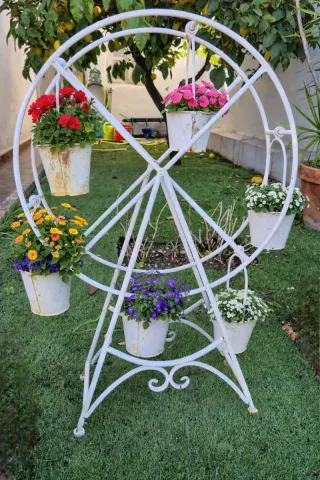 Noria Decorativa para Plantas