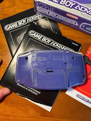 Nintendo Game Boy Advance Morado + Caja