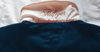 Polo manga larga Tommy Hilfiger azul