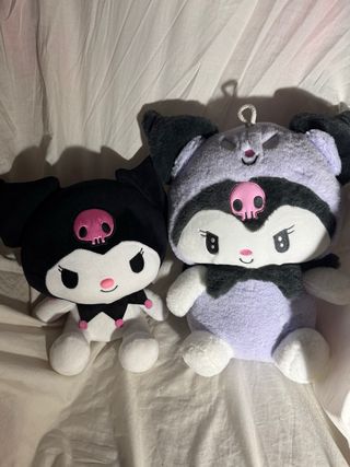 Peluche Kuromi Negro y Morado