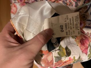 Vestido largo flores espalda descubierta