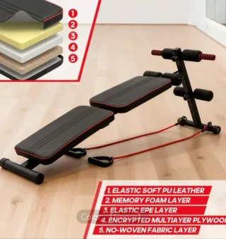 Banco de ejercicios plegable