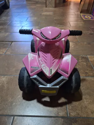 Quad Eléctrico Infantil Rosa