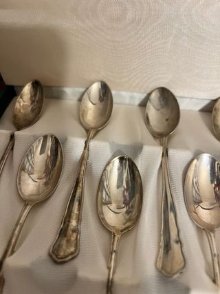 Servizio 12 cucchiaini Argento 800