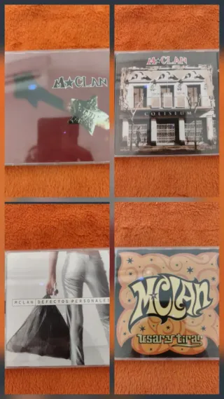 Lote 4 CDs M Clan Pop Rock Nacional
