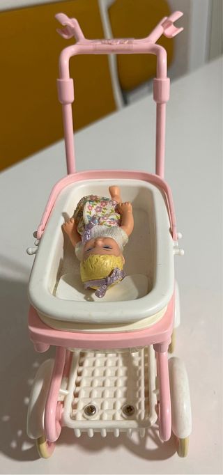 Muñeca Bebé Krissy Mattel y Cochecito