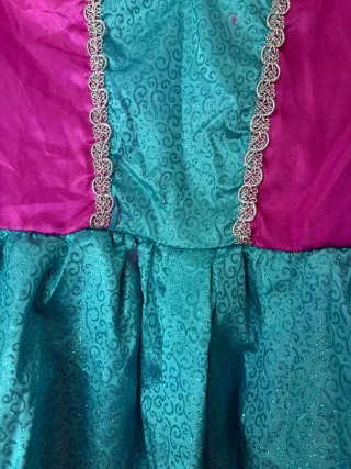 Disfraz Princesa Morado y Turquesa
