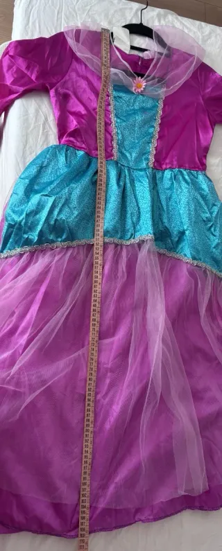 Disfraz Princesa Morado y Turquesa