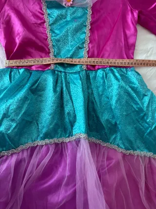 Disfraz Princesa Morado y Turquesa