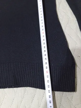 Jersey Negro Mujer Cuello Alto