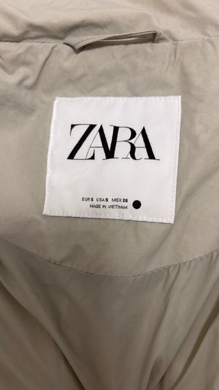 Abrigo Zara verde