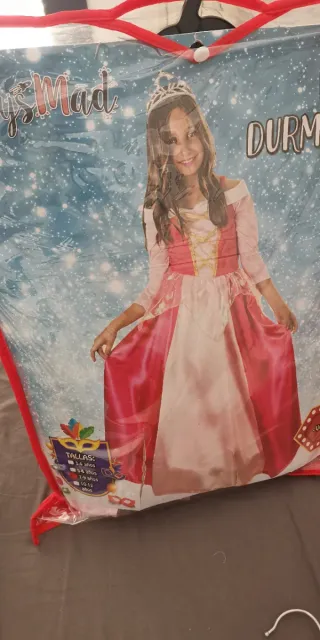 Disfraz Bella Durmiente Talla 7-9