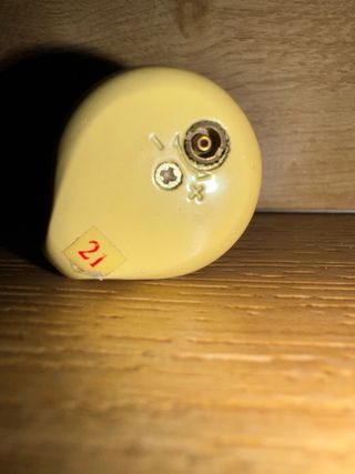 Mechero vintage taza con cepillo