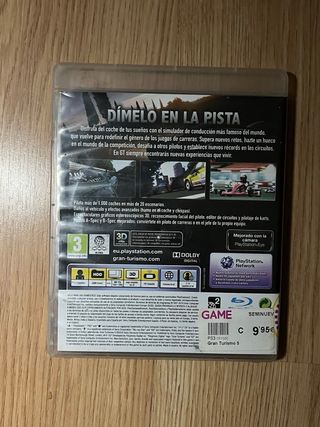 Lote 4 Juegos PS3: FIFA 19, Cars, GT5