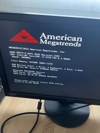 Pc i7 ssd 120, hdd 2tb, ASUS vw247 21” HDMI