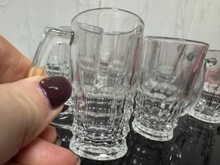 9 Jarritas Chupito Cristal tallado