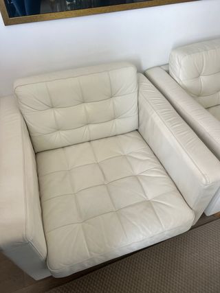 Set Sofa, 2 sillas y un Puff de LANDSKRONA Ikea