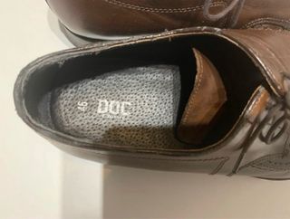 Zapatos de piel marrón hombre talla 46