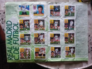 Álbum Cromos Liga Fútbol 92-93