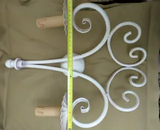 Lámpara de forja para pared