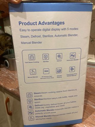 Robot Cocina Bebé Eccomum 4 en 1