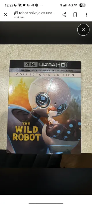 El Robot Salvaje 4K UHD Blu-ray Coleccionista