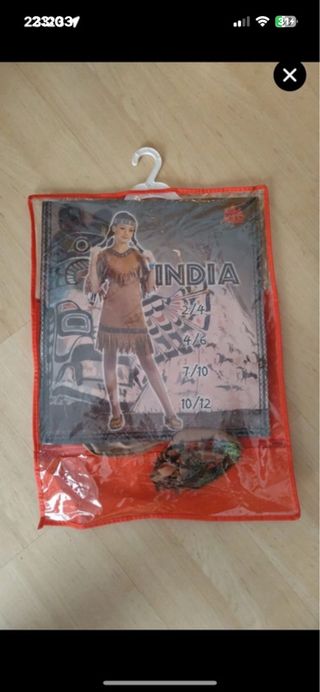 Disfraz India niña