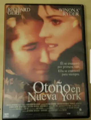 DVD Otoño en Nueva York