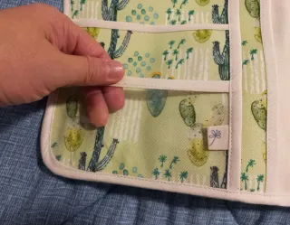 Portadocumentos bebé cactus